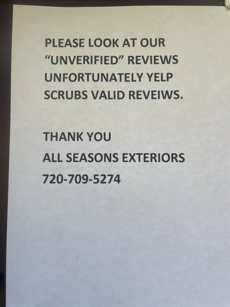 Slide of All Seasons Exteriors