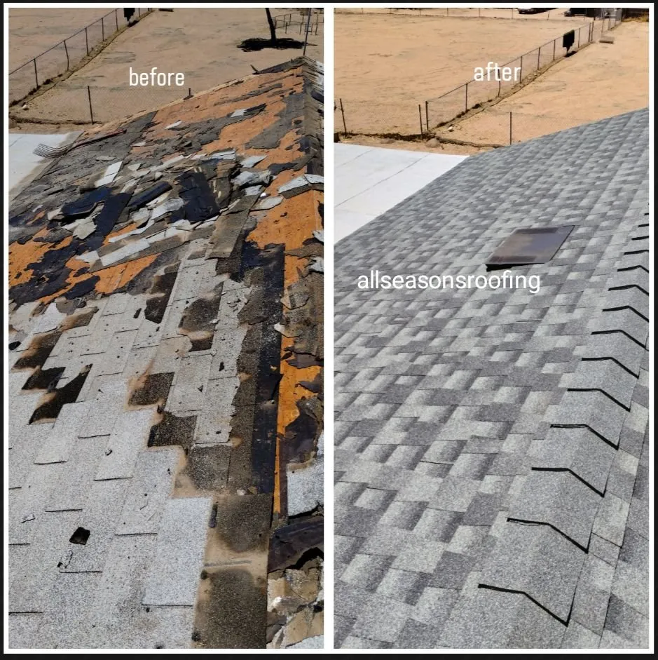 Slide of All Seasons Roofing