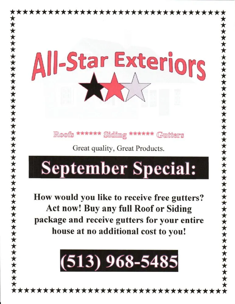 Slide of All-Star Exteriors Ohio