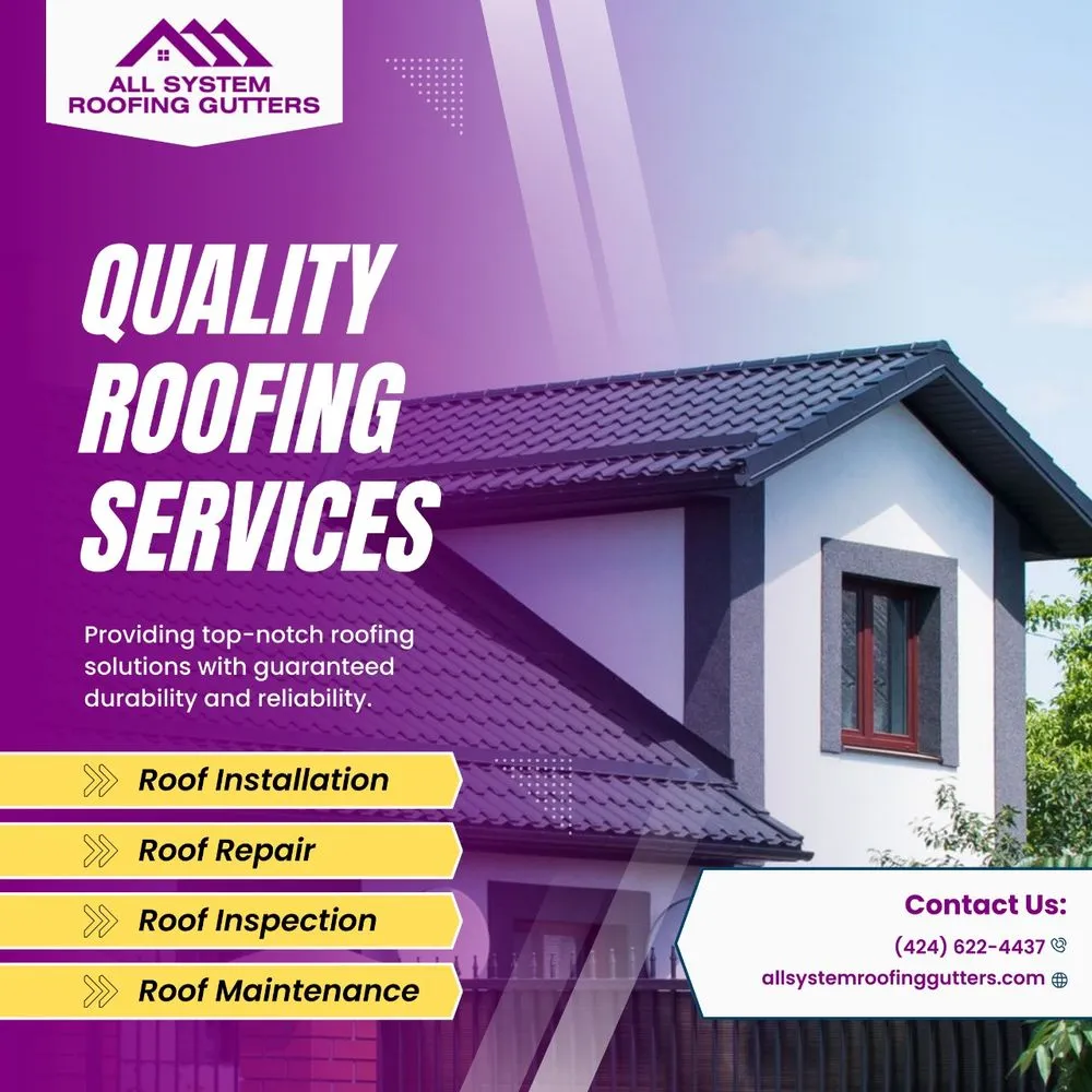 Slide of All System Roofing & Gutters