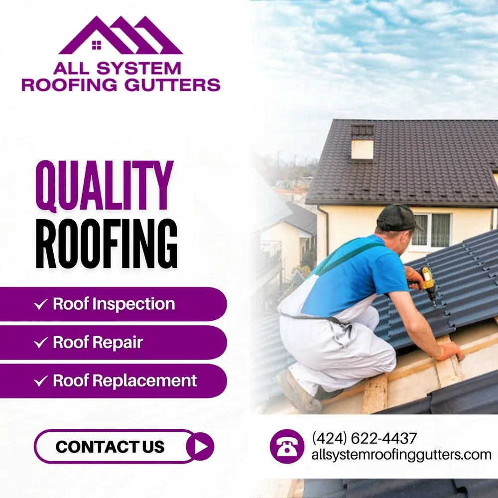 Slide of All System Roofing & Gutters
