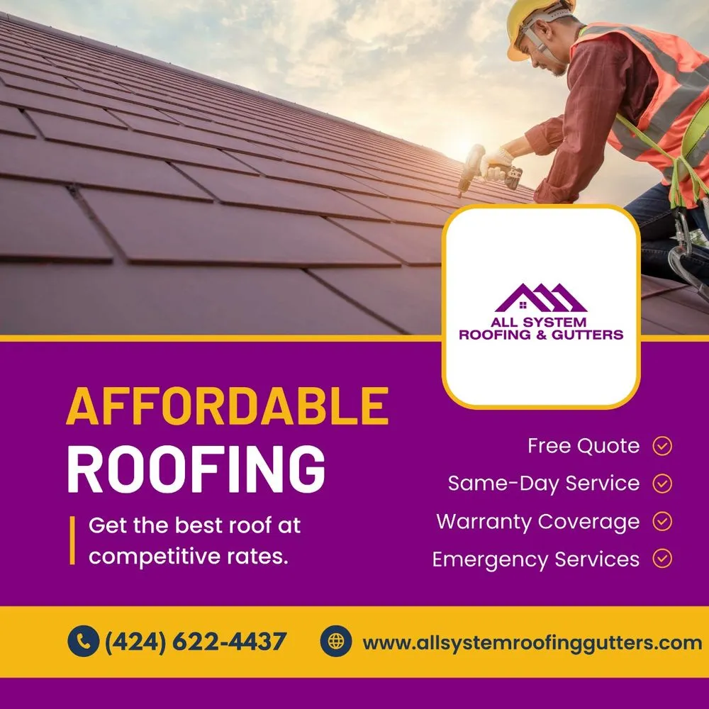 Slide of All System Roofing & Gutters