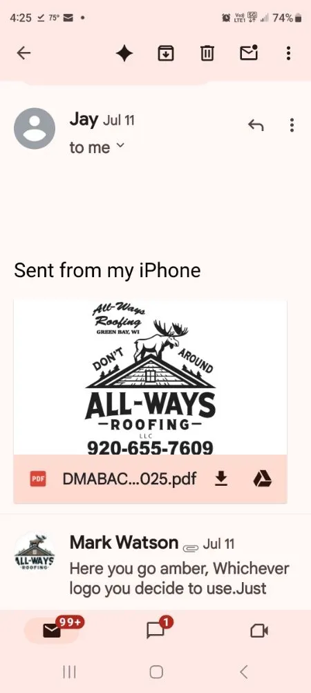 Slide of All Ways Roofing