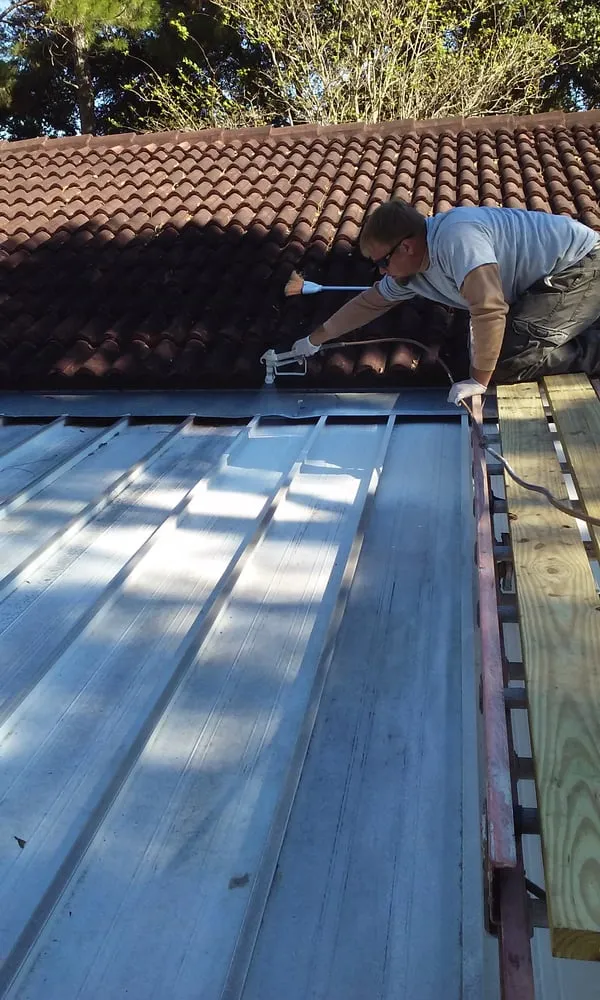 Slide of All Weather Insulated Roof Coating Services
