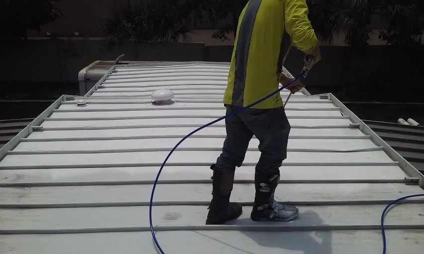 Slide of All Weather Insulated Roof Coating Services