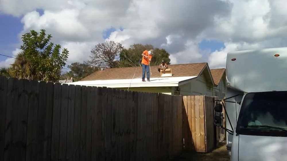 Slide of All Weather Insulated Roof Coating Services