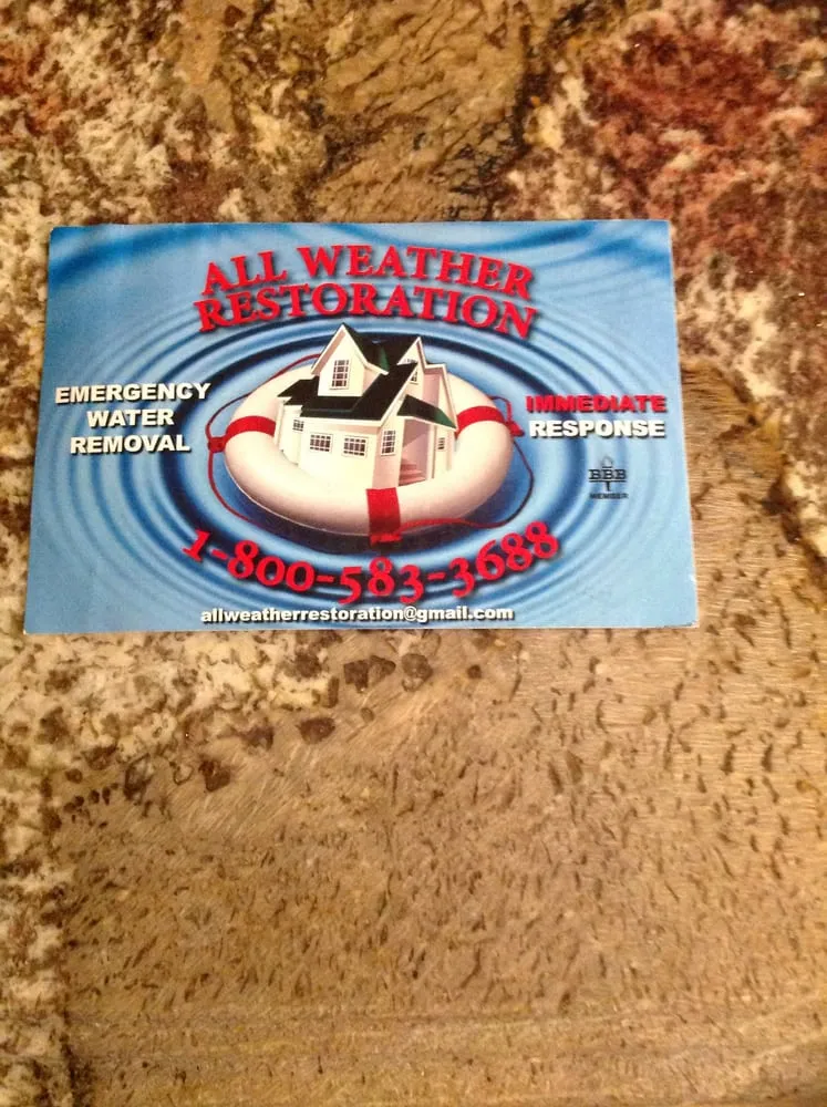 Slide of All Weather Restoration