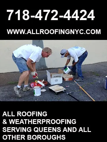 Licensed metal roofing installation in Woodside, NY by All Weather Roofing & Waterproofing