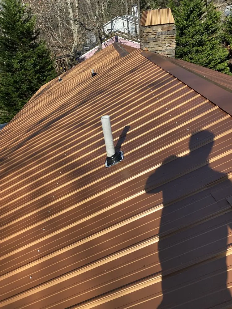 Professional metal roofing installation for residential properties in Six Mile, SC by All Weather Roofs
