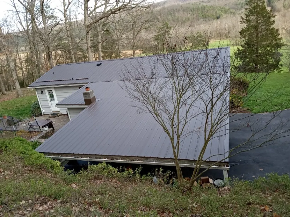 Expert metal roofing installation after storm damage across Augusta, WV - Allegany Building and Roofing