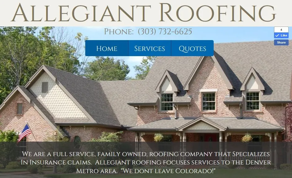 Slide of Allegiant Roofing & Restoration