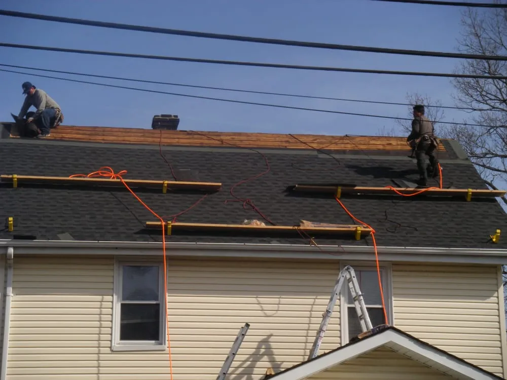 Professional shingle roofing service for residential properties in Flushing, NY by Allen General Contracting