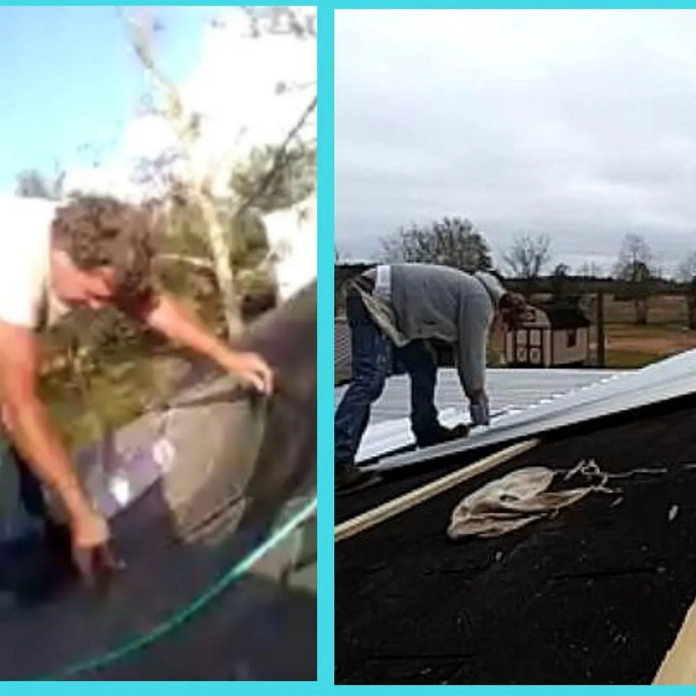 Emergency storm damage roof repair for residential properties in Hull, TX by Allhome Repairs