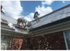 Slide of Alliance Roof and Fence