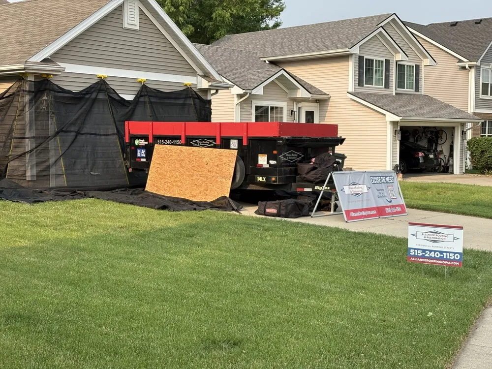 Slide of Alliance Roofing and Restorations