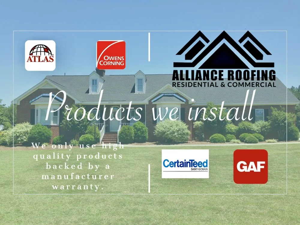 Slide of Alliance Roofing