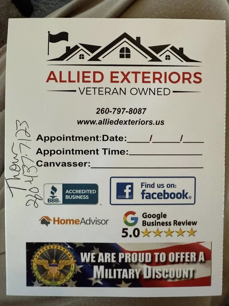 Slide of Allied Exteriors