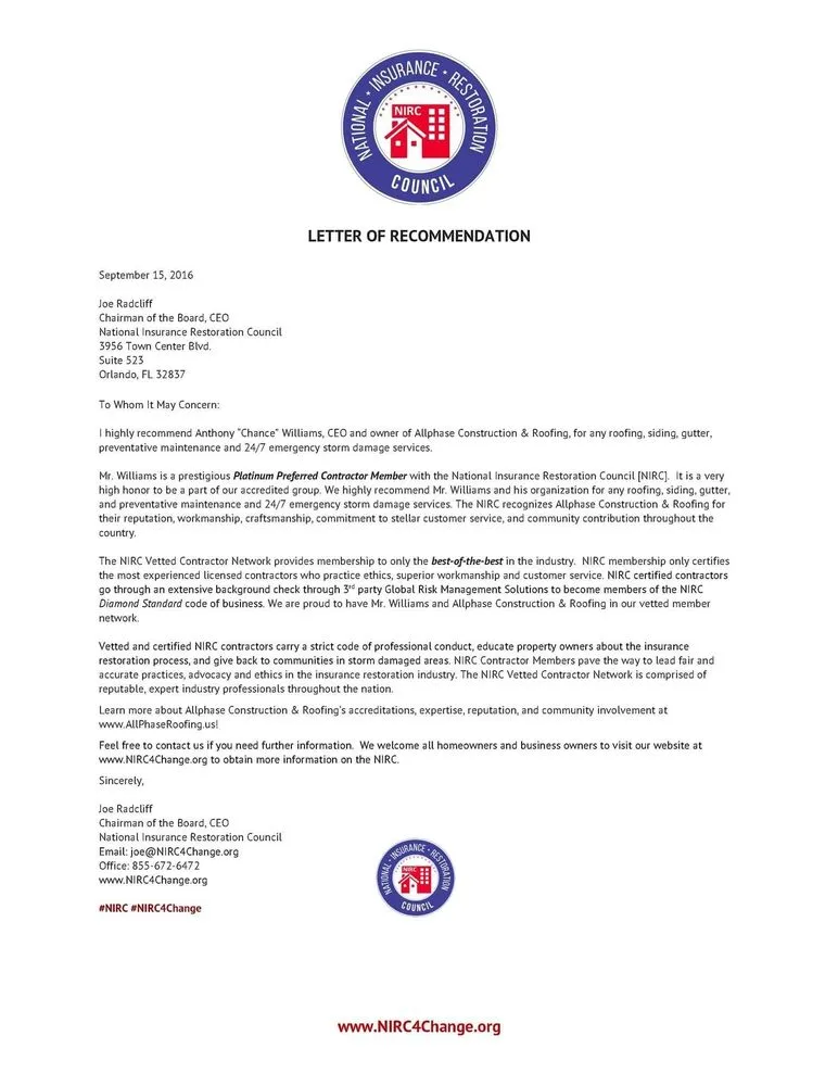 Slide of Allphase Construction & Roofing