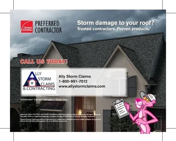 Slide of Ally Storm Claims