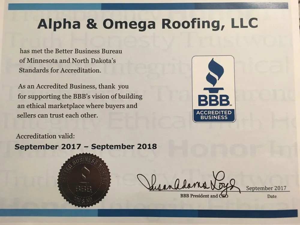 Slide of Alpha & Omega Roofing