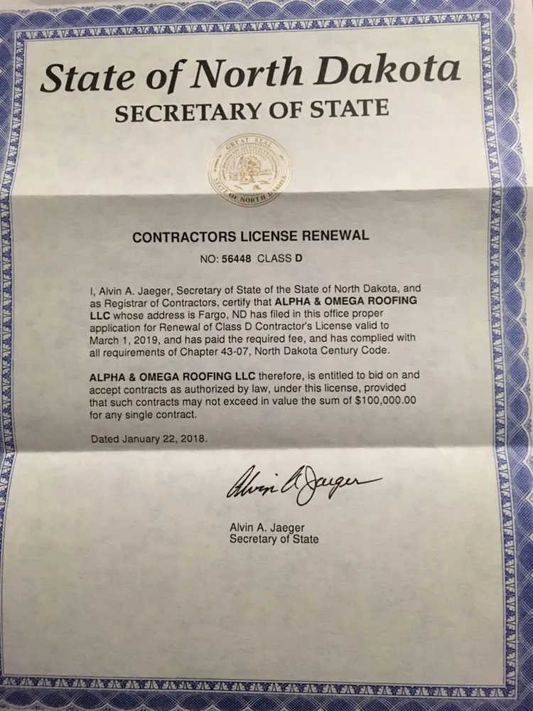 Slide of Alpha & Omega Roofing