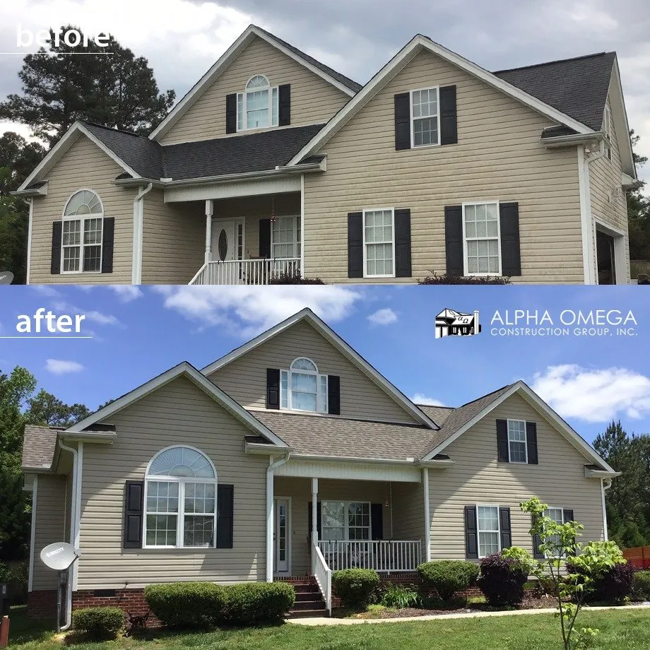Reliable roof installation for residential properties in Winston-Salem, NC by Alpha Omega Construction Group