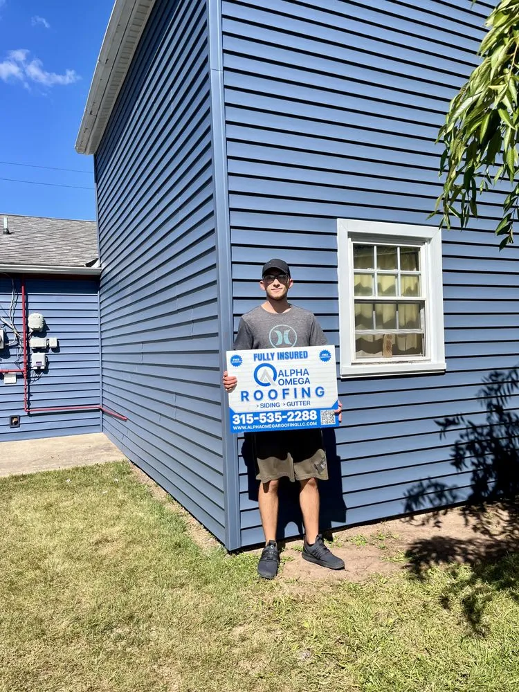 Slide of Alpha Omega Roofing