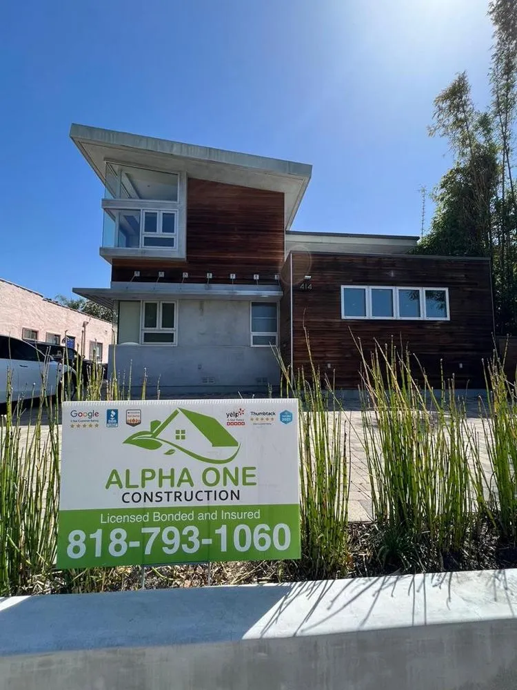 Slide of Alpha One Construction Inc.