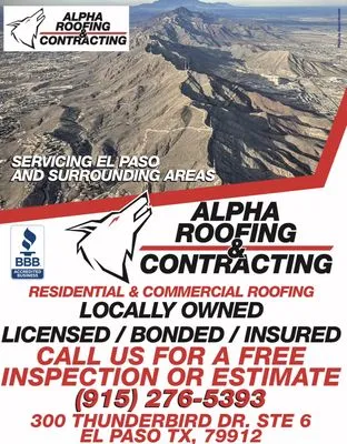 Alpha Roofing & Contracting Logo