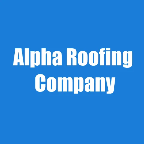 Slide of Alpha Roofing Company