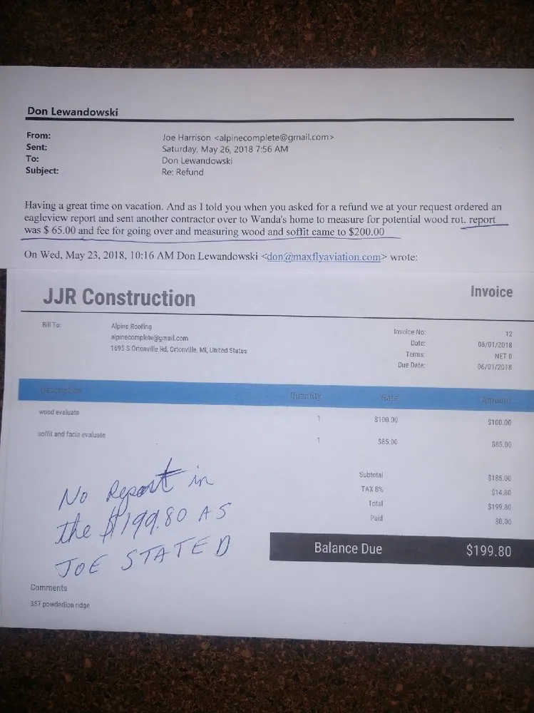 Slide of Alpine Roofing Complete