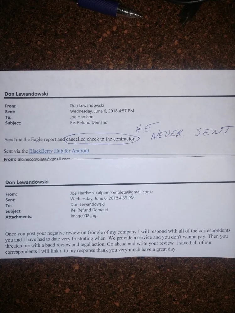 Slide of Alpine Roofing Complete