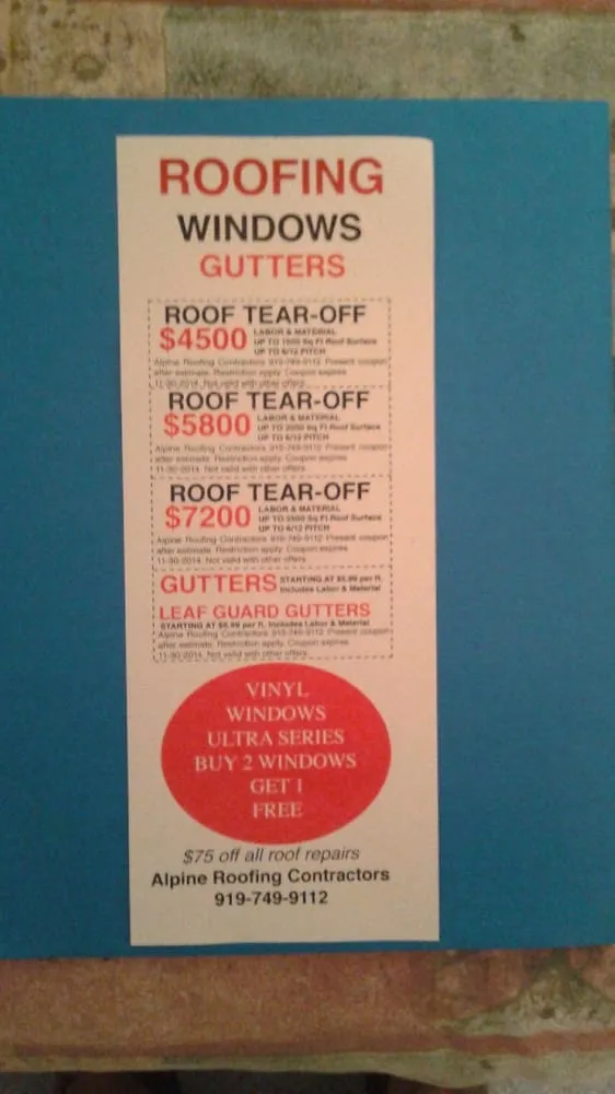 Slide of Alpine Roofing Contractors