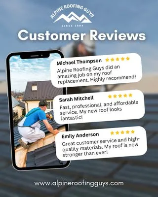 Alpine Roofing Guys Logo