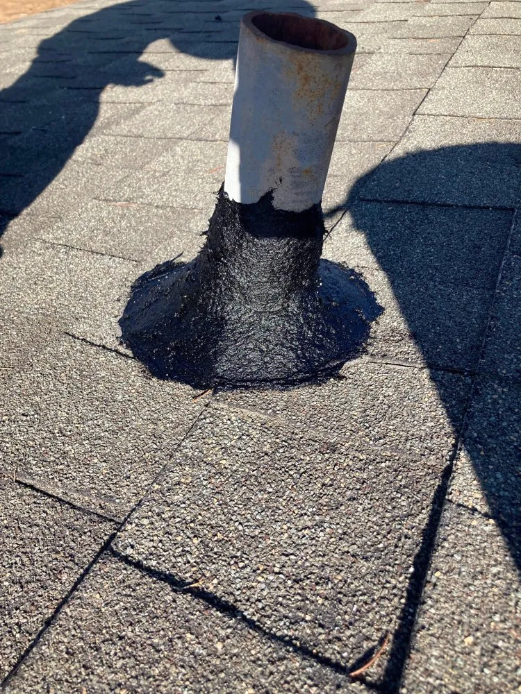 Slide of Al's roofing repairs