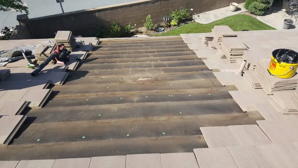 Slide of Al's roofing repairs