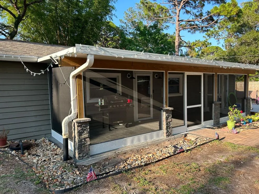 Slide of Aluminum and Screen Y&J