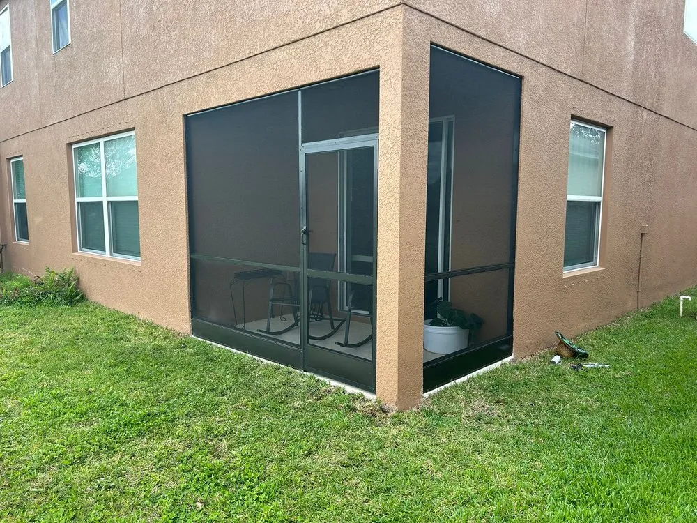 Slide of Aluminum and Screen Y&J