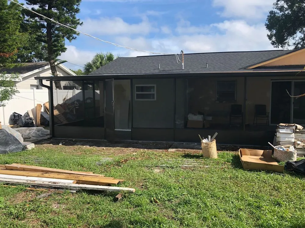 Slide of Aluminum and Screen Y&J