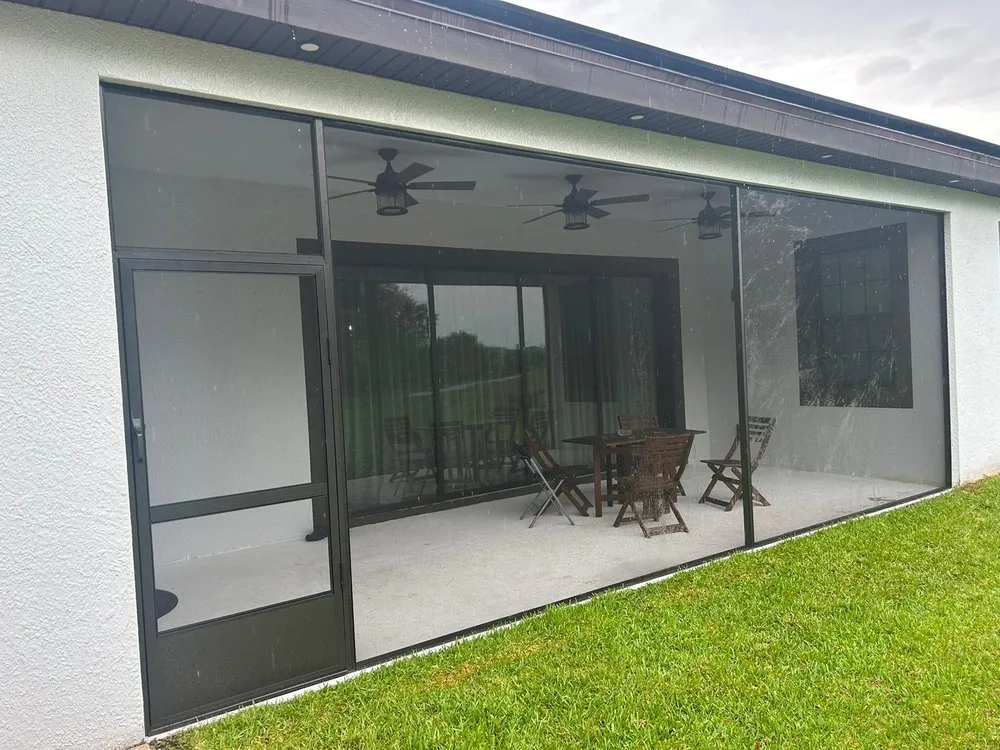 Slide of Aluminum and Screen Y&J