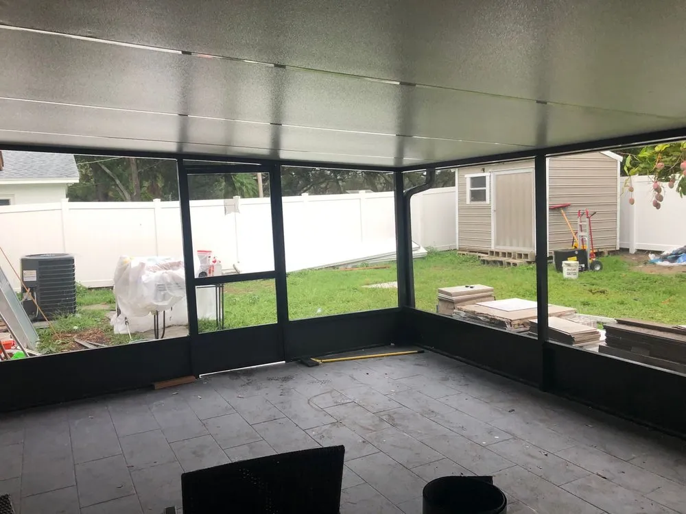 Slide of Aluminum and Screen Y&J