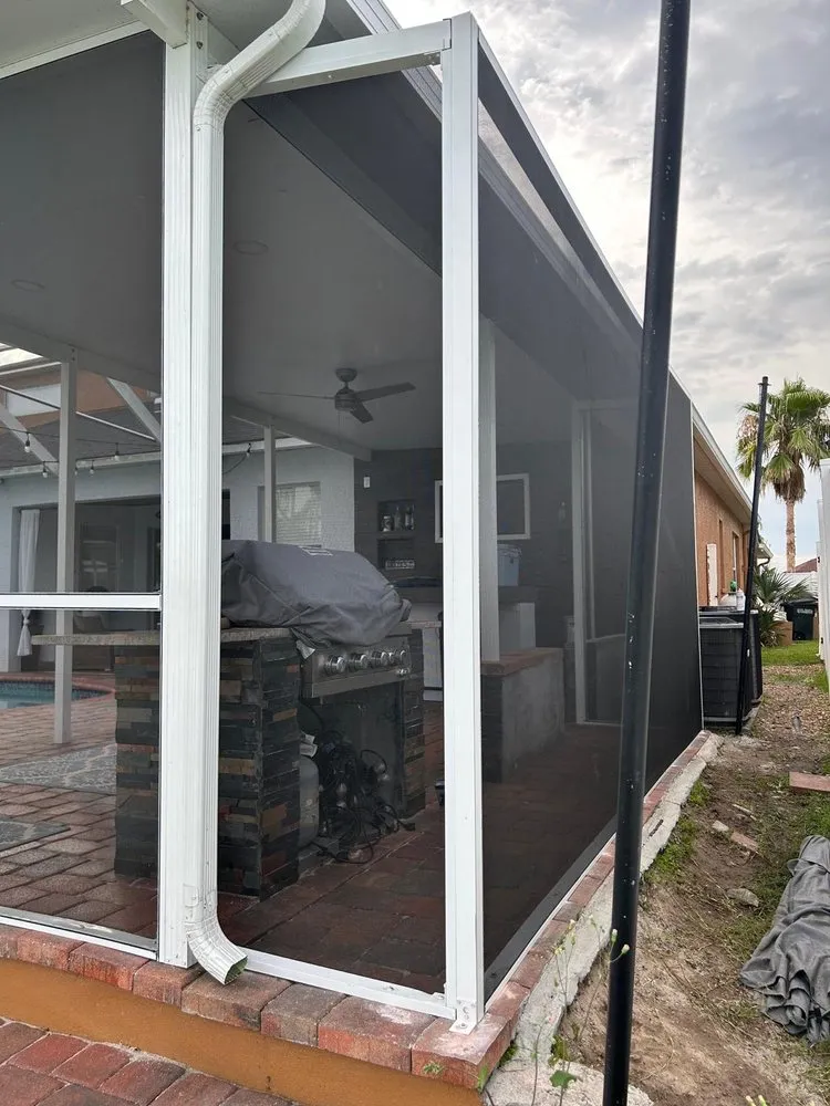 Slide of Aluminum and Screen Y&J