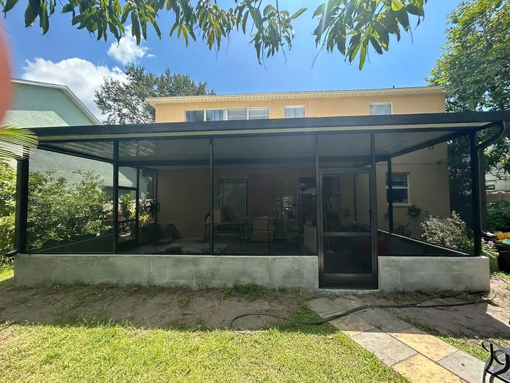 Slide of Aluminum and Screen Y&J