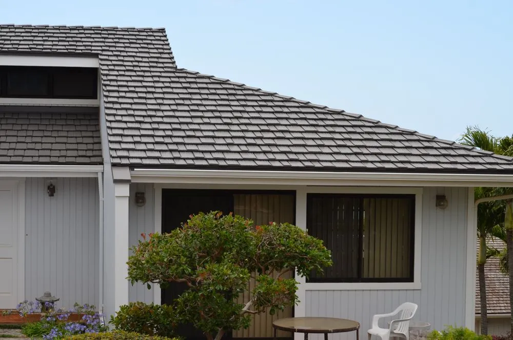 Slide of Aluminum Shake Roofing