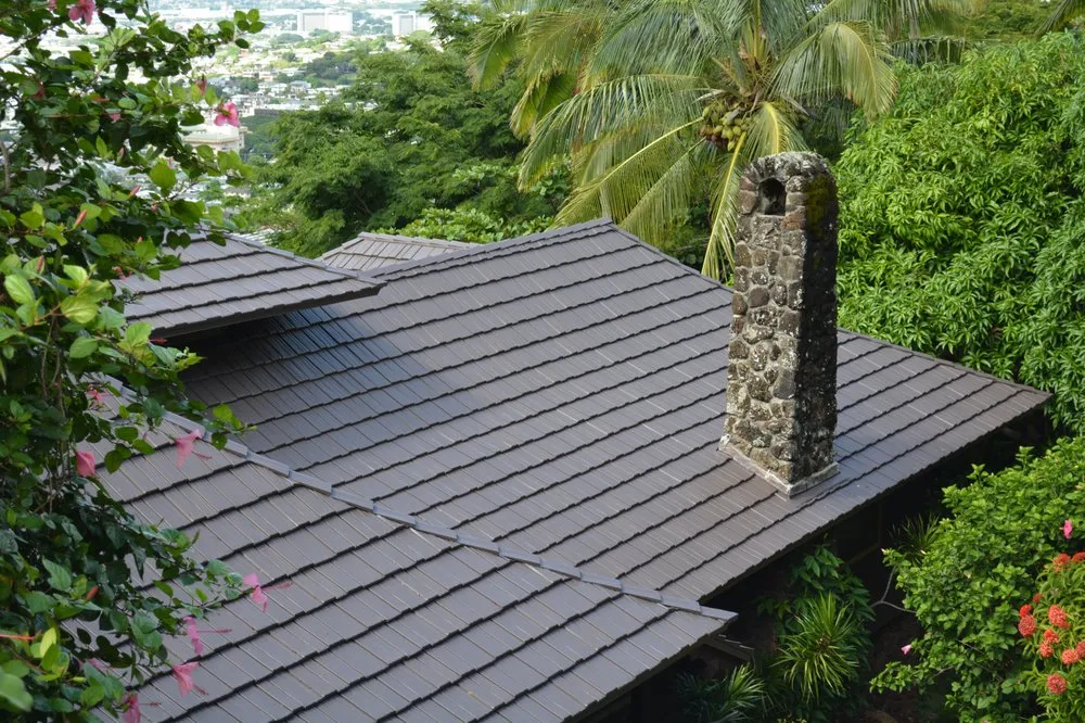 Slide of Aluminum Shake Roofing