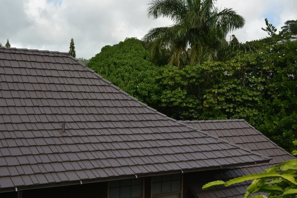 Slide of Aluminum Shake Roofing