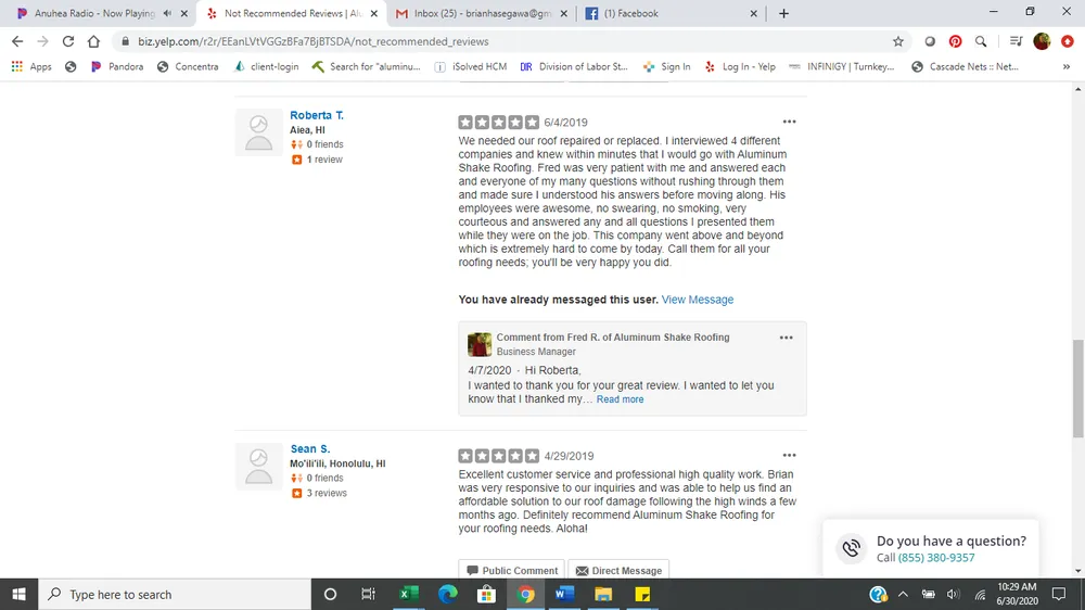 Slide of Aluminum Shake Roofing