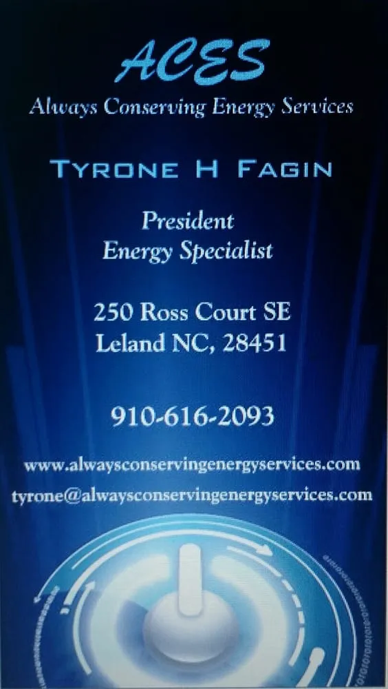 Slide of Always Conserving Energy Services