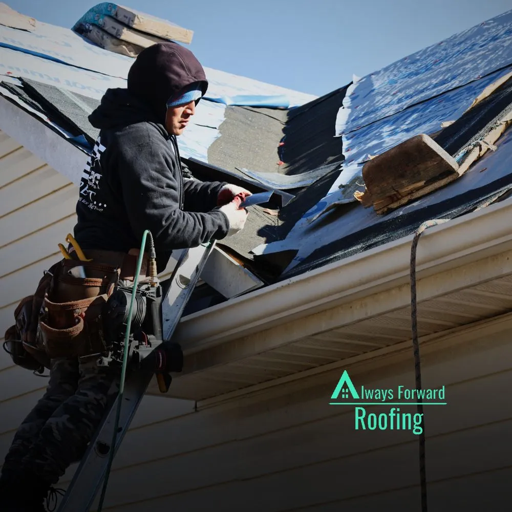 Slide of Always Forward Roofing