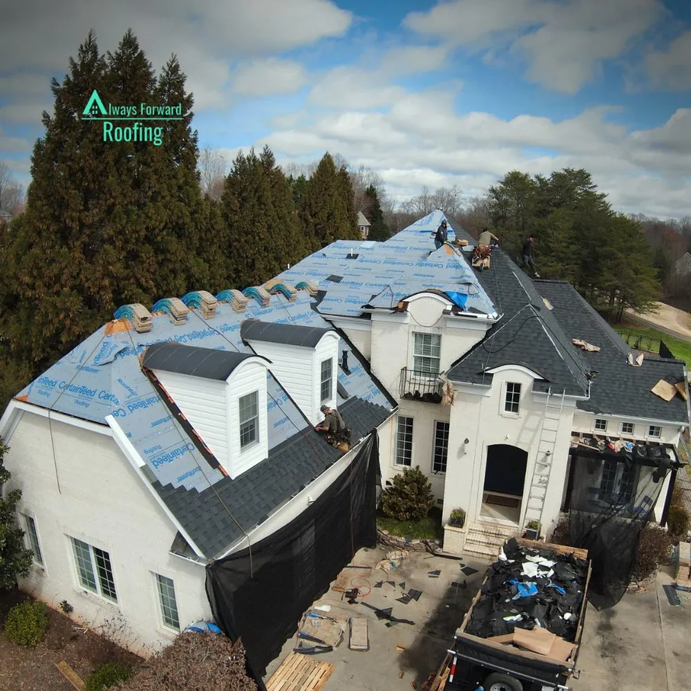 Slide of Always Forward Roofing